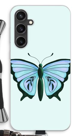 Blauer Schmetterling