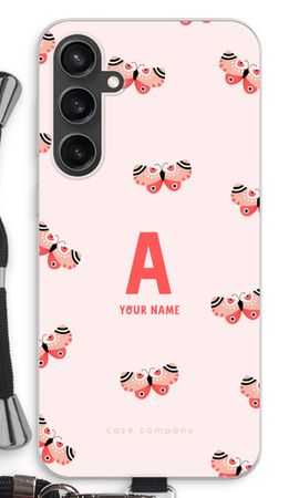 Rosy Butterflies Monogram