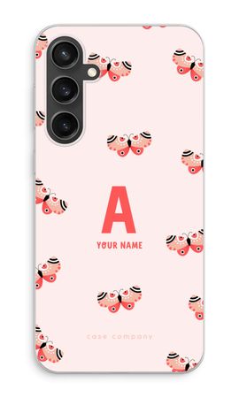 Rosy Butterflies Monogram