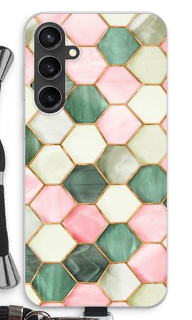 Hexagons in stained glass