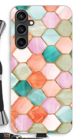 Hexagons in stained glass