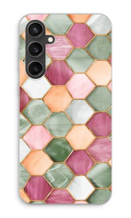 Hexagons in stained glass