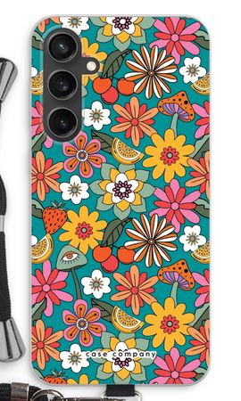 Retro Flowers N°2 - Blue