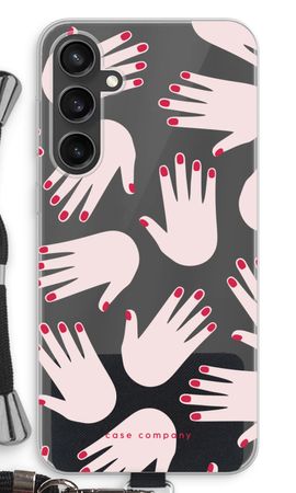 Hands pink