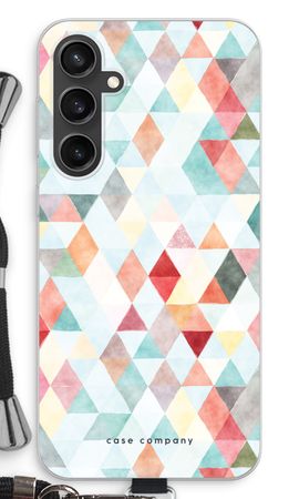 Coloured triangles pastel