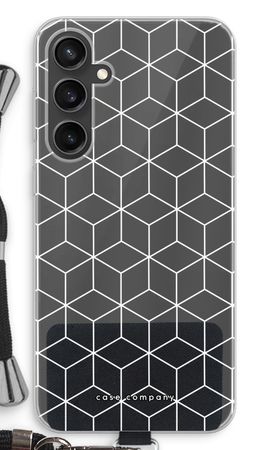 Cubes black and white