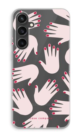 Hands pink