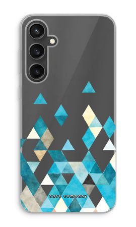Coloured triangles blue