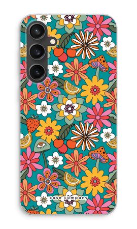 Retro Flowers N°2 - Blue