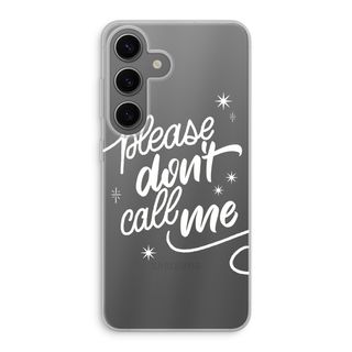 Don't call