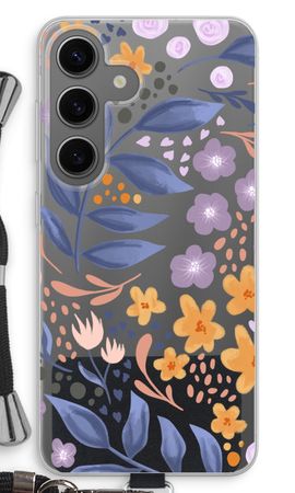 Flowers with blue leaves