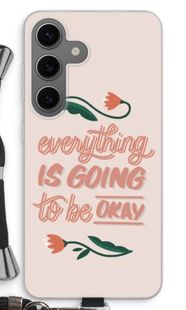 Optimistic flower girl