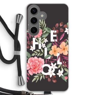 Hello in flowers