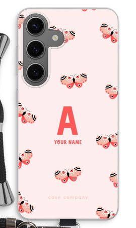 Rosy Butterflies Monogram
