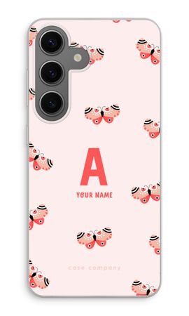 Rosy Butterflies Monogram