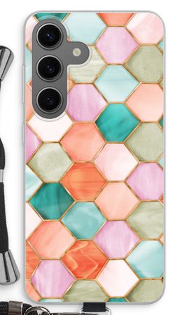 Hexagons in stained glass