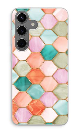 Hexagons in stained glass