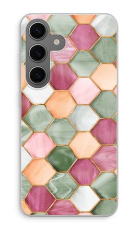 Hexagons in stained glass