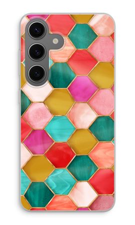 Hexagons in stained glass