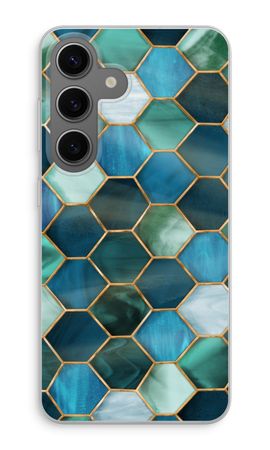 Hexagons in stained glass