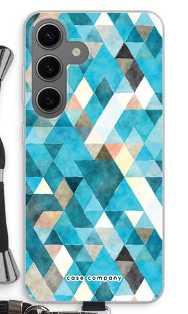 Coloured triangles blue