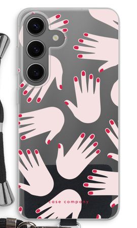 Hands pink