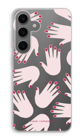 Hands pink