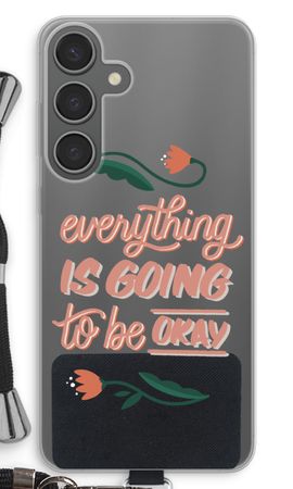 Optimistic flower girl