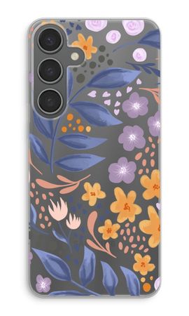 Flowers with blue leaves