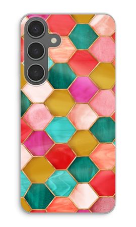 Hexagons in stained glass