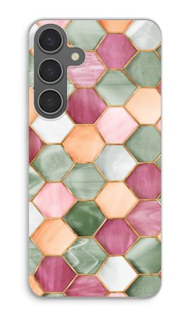 Hexagons in stained glass