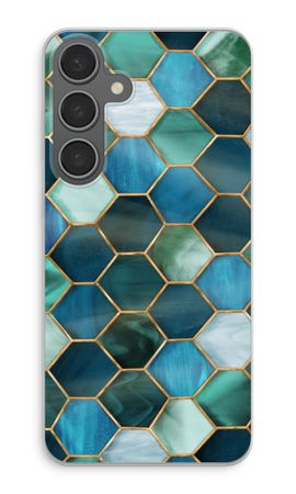 Hexagons in stained glass