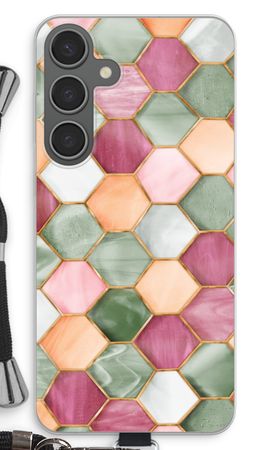 Hexagons in stained glass