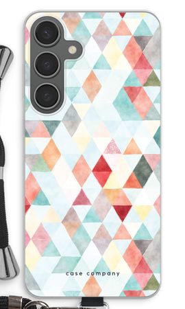 Coloured triangles pastel