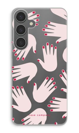 Hands pink