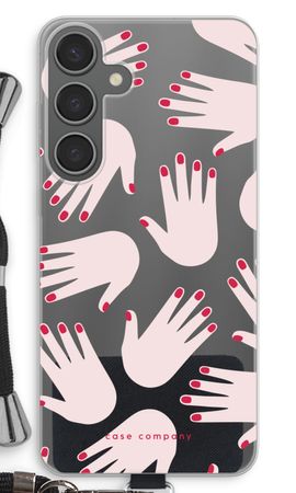 Hands pink