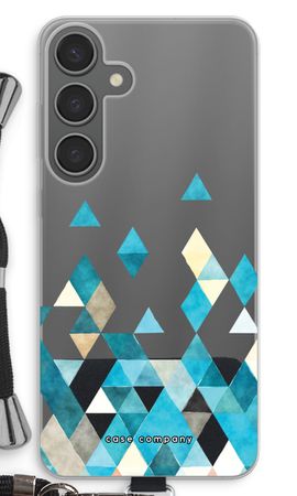 Coloured triangles blue