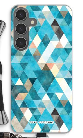 Coloured triangles blue