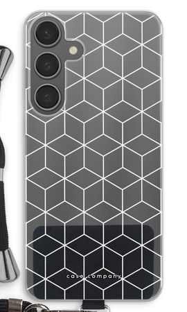 Cubes black and white