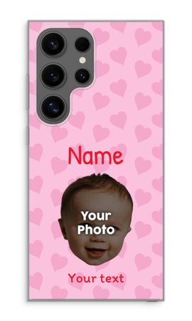 Volto personalizzato - Cuori N°2