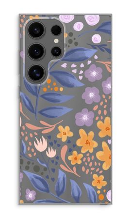 Flowers with blue leaves