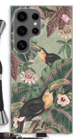 Tropical jungle toucan