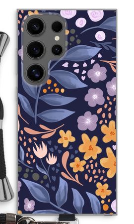 Flowers with blue leaves