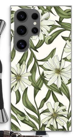 White flower pattern