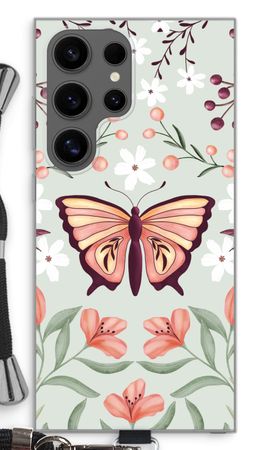 Butterfly in a floral world