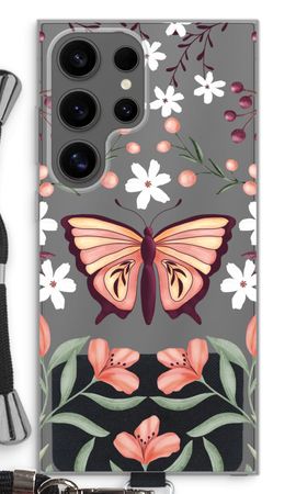 Butterfly in a floral world