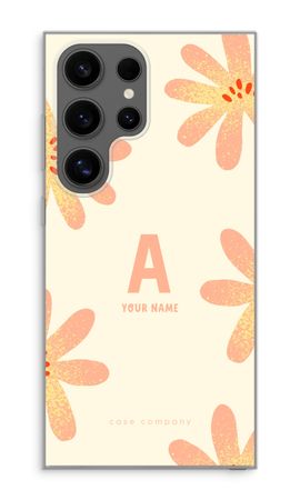 Peach Blossom Monogram