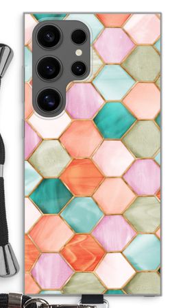 Hexagons in stained glass