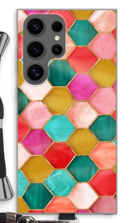 Hexagons in stained glass