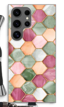 Hexagons in stained glass